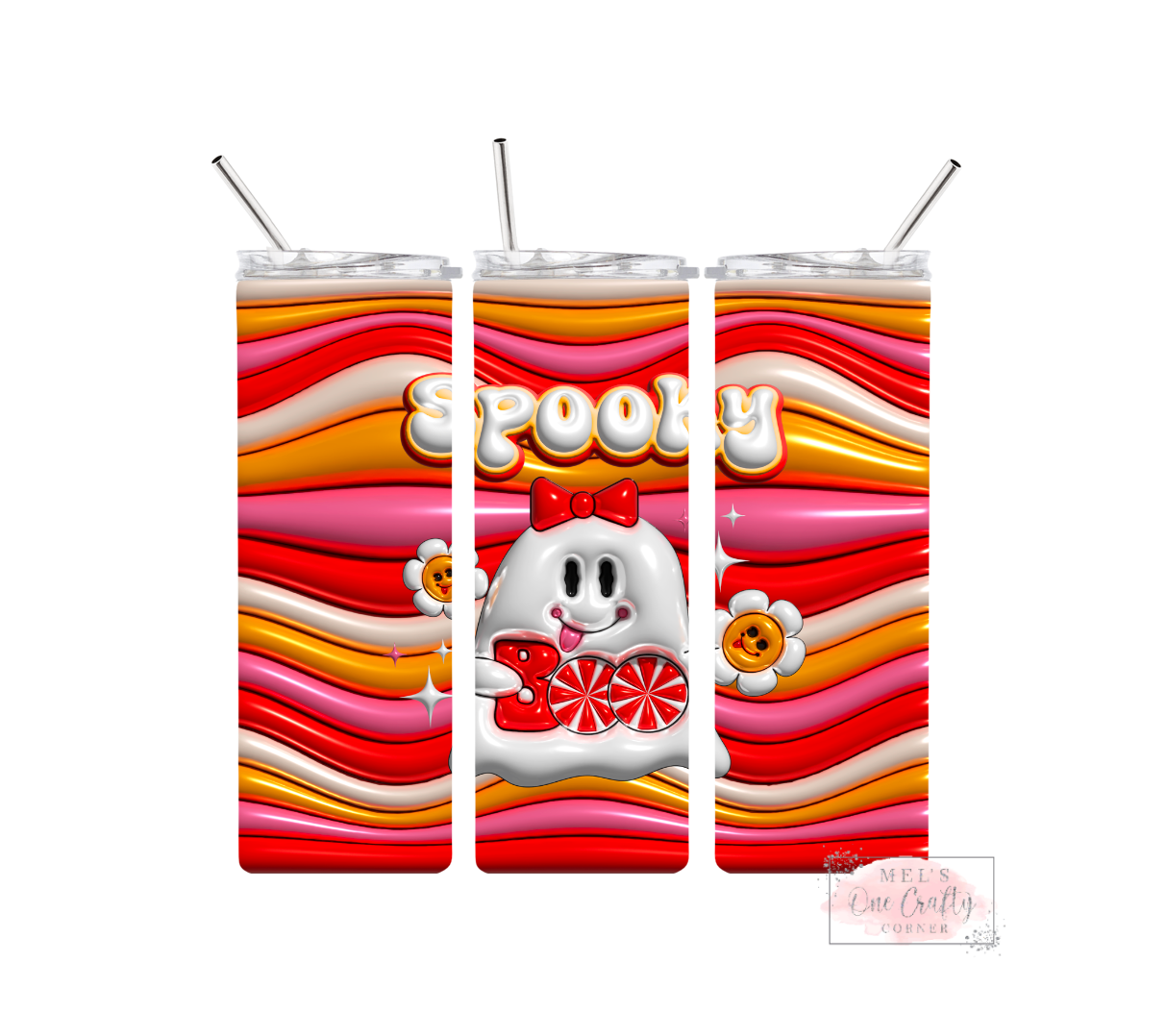 Sublimation Print Tumbler - Groovy Halloween