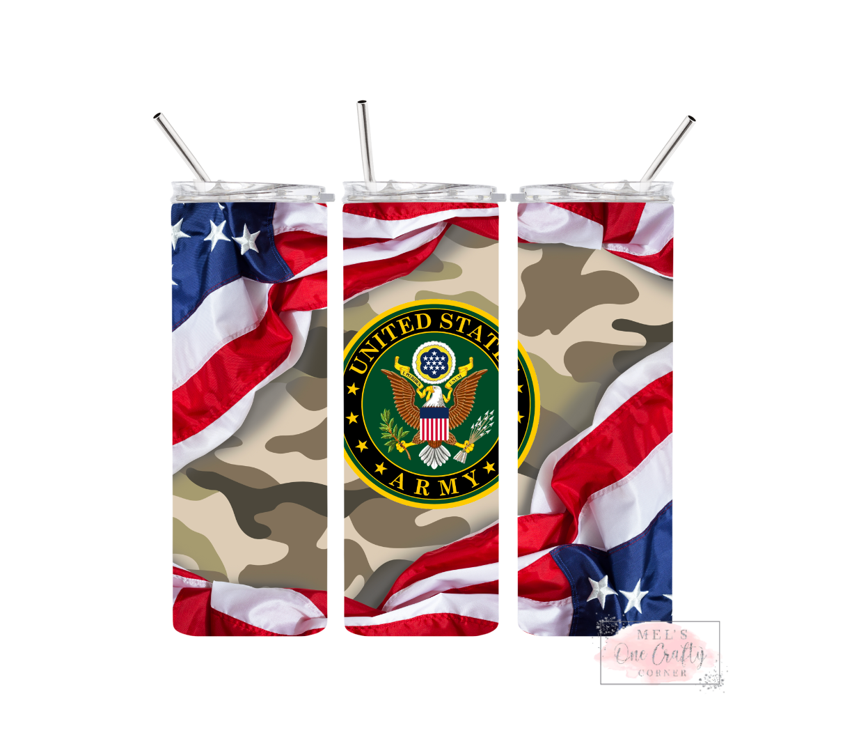 Sublimation Print Tumbler Wrap - US Army