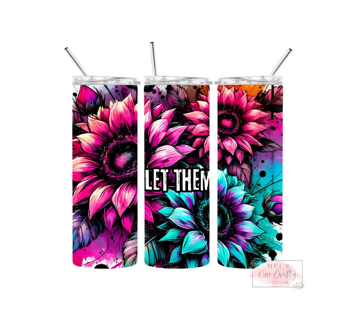 Sublimation Print Tumbler Wrap - Let Them