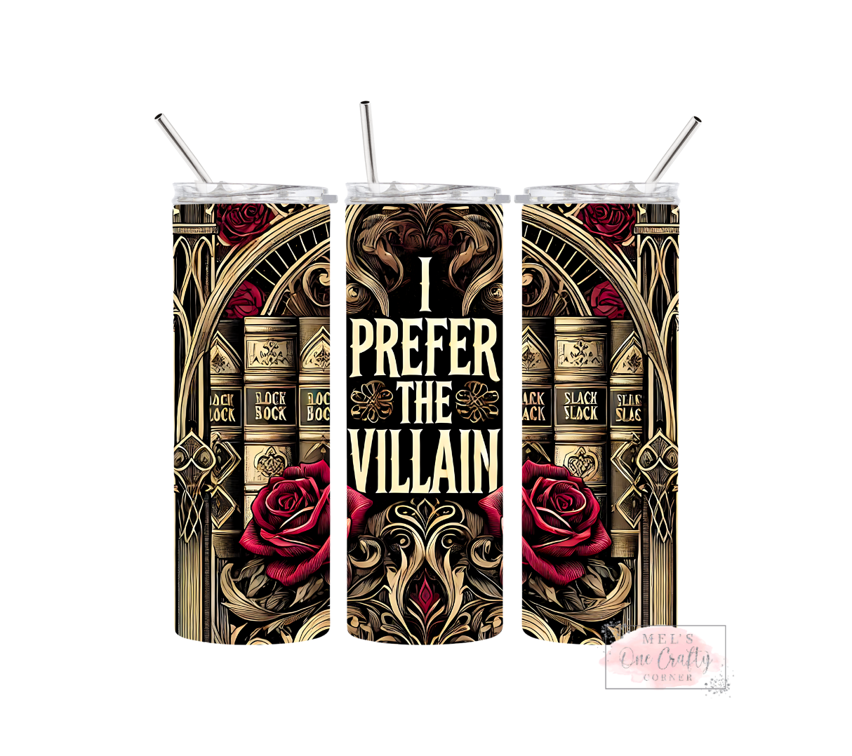 Sublimation Print Tumbler Wrap - I Prefer the Villain