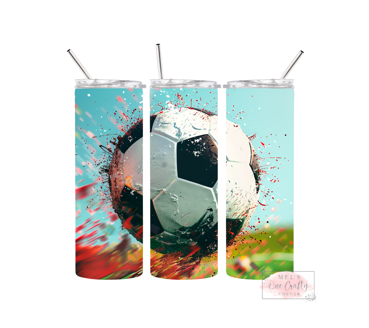 Sublimation Print Tumbler Wrap - Soccer Shoosh