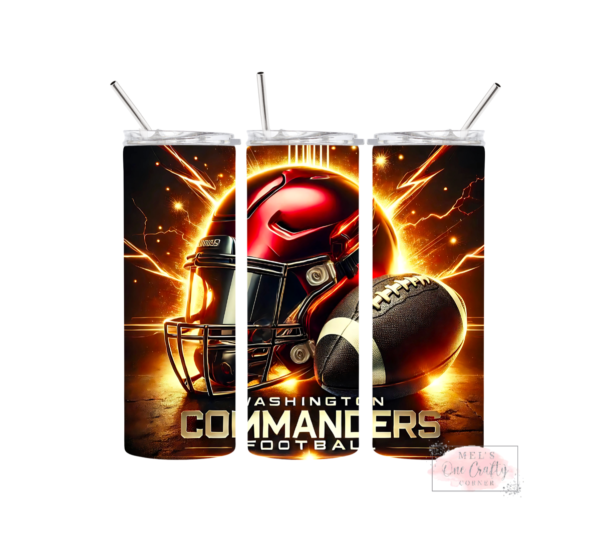 Sublimation Print Tumbler Wrap - Commanders