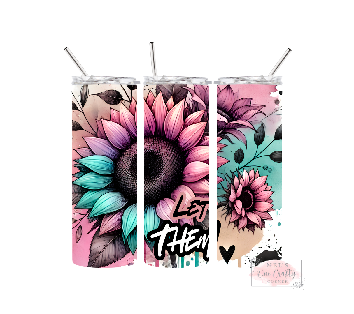 Sublimation Print Tumbler Wrap - Let Them 2.0
