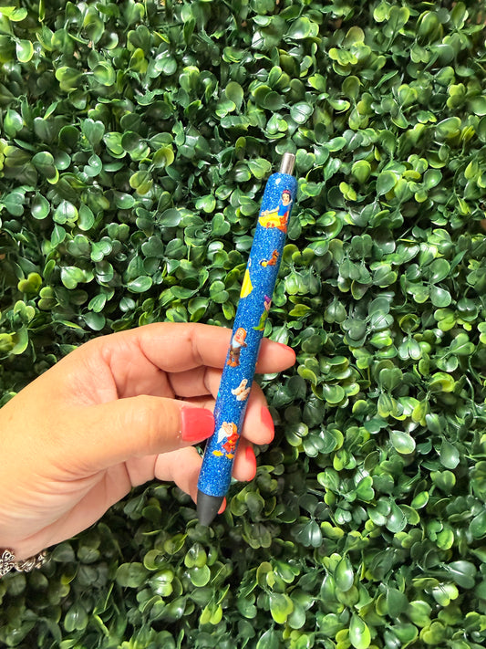 Snow White Glitter Pen