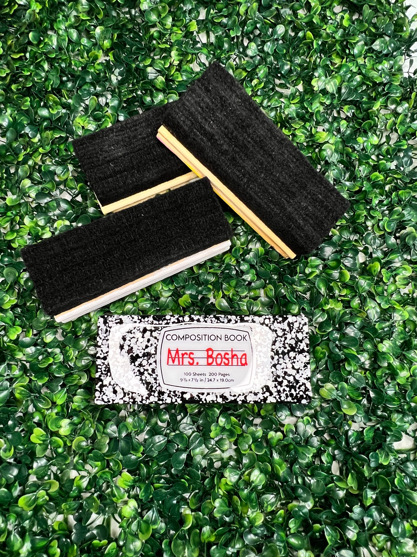 Composition Personalized Glitter Eraser
