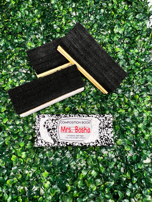 Composition Personalized Glitter Eraser