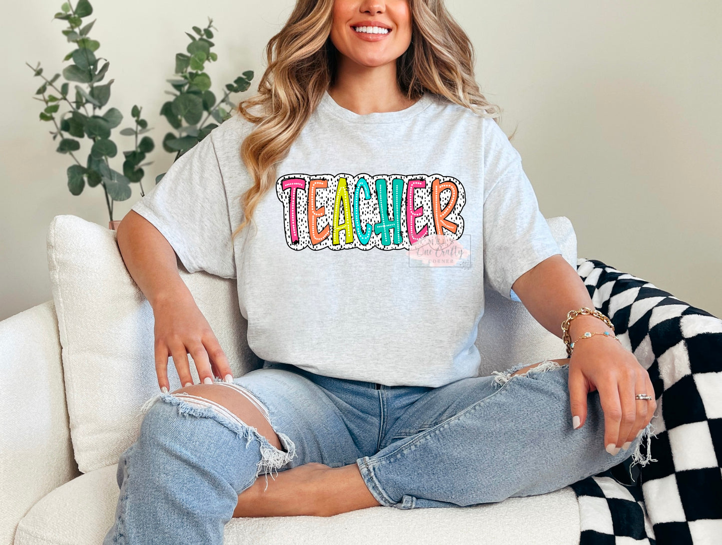 Title Bright Doodle Shirt