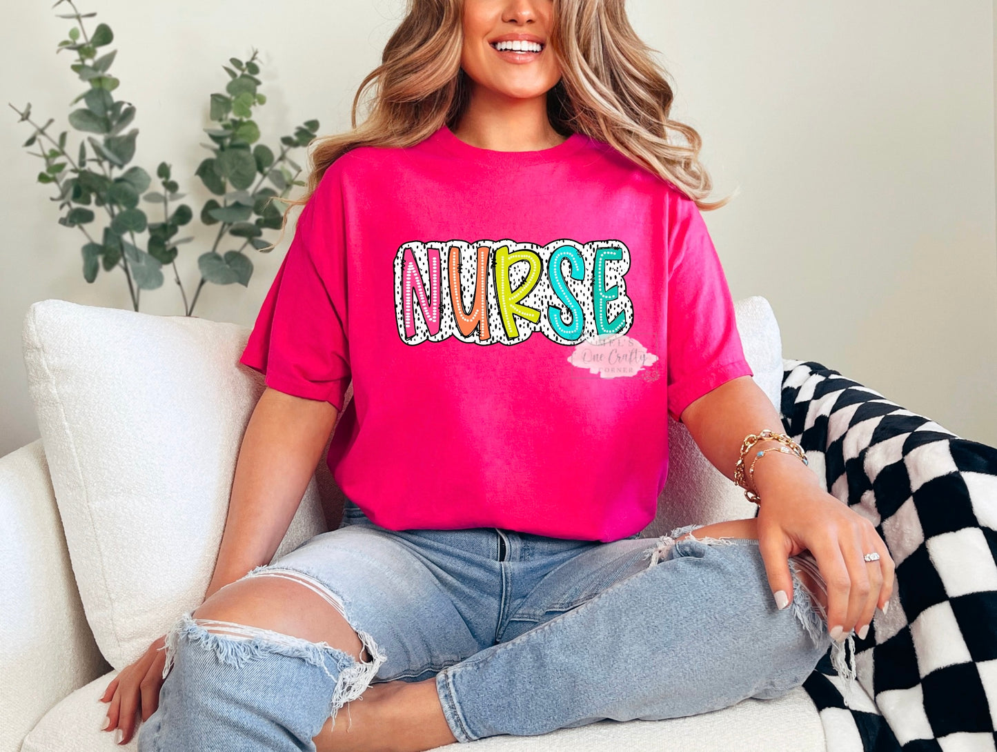 Title Bright Doodle Shirt