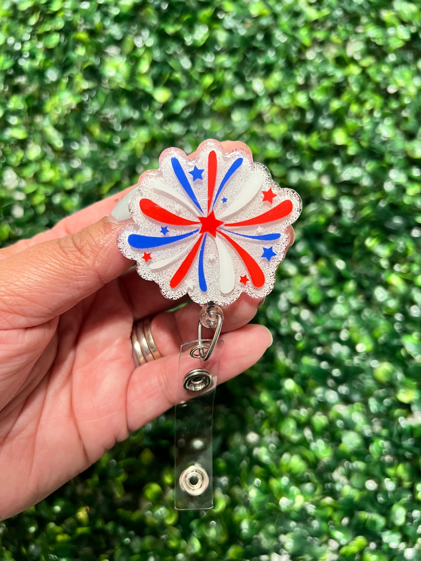 Fireworks Badge Reel
