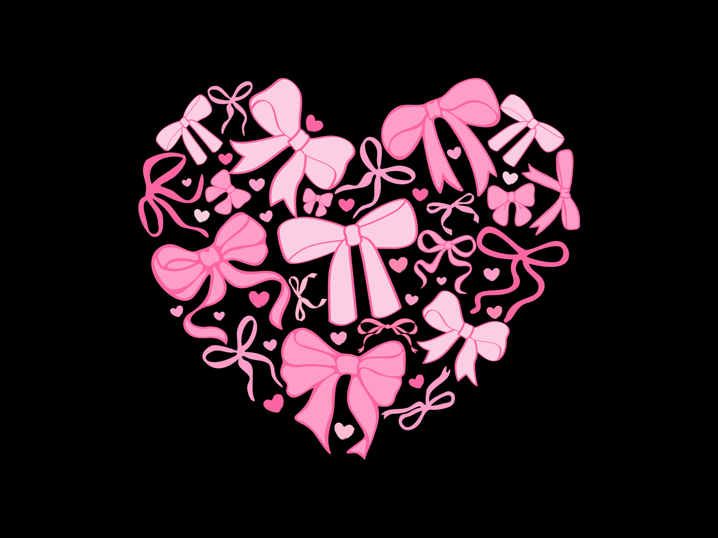 T-Shirt Sublimation Print - Coquette Bow