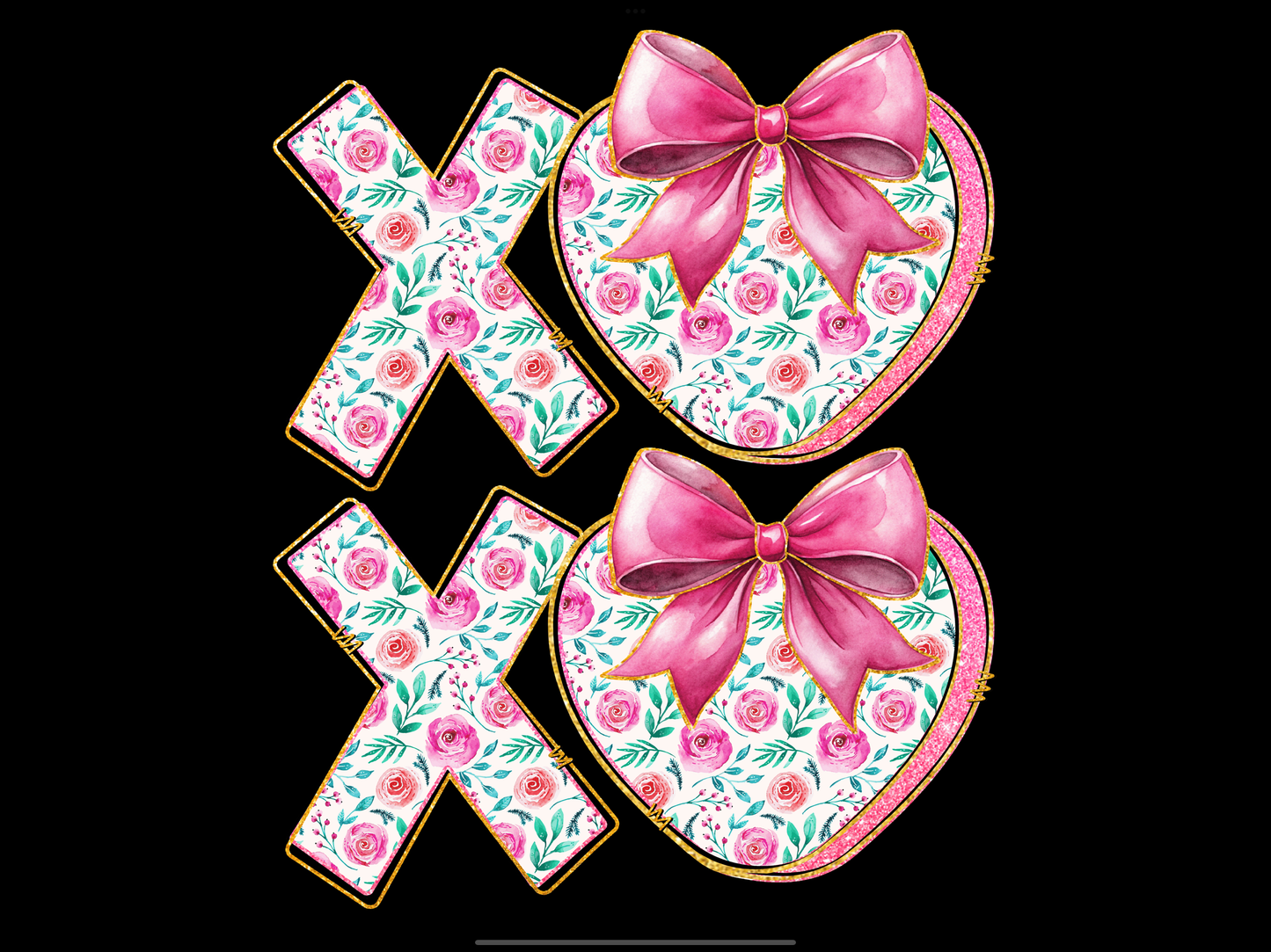 T-Shirt Sublimation Print - XOXO Love