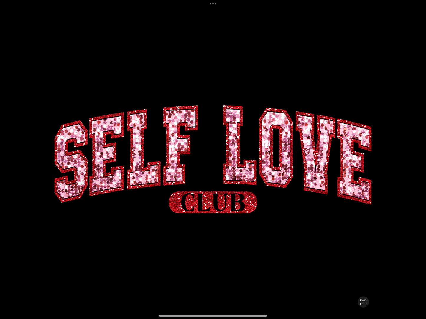 T-Shirt Sublimation Print - Self Love Club