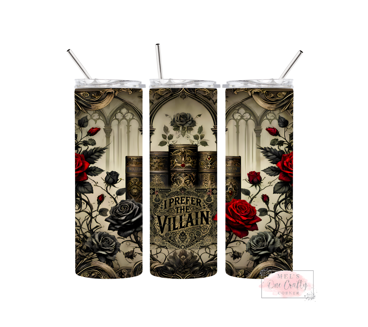 Sublimation Print Tumbler - Prefer the Villian