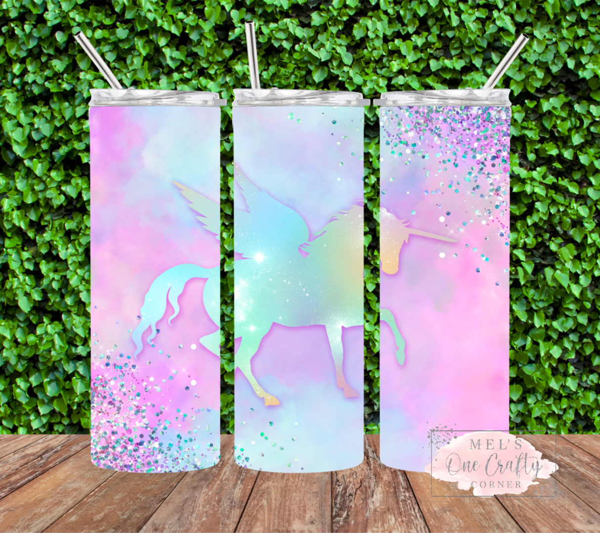 Sublimation Print Tumbler Wrap - Unicorn