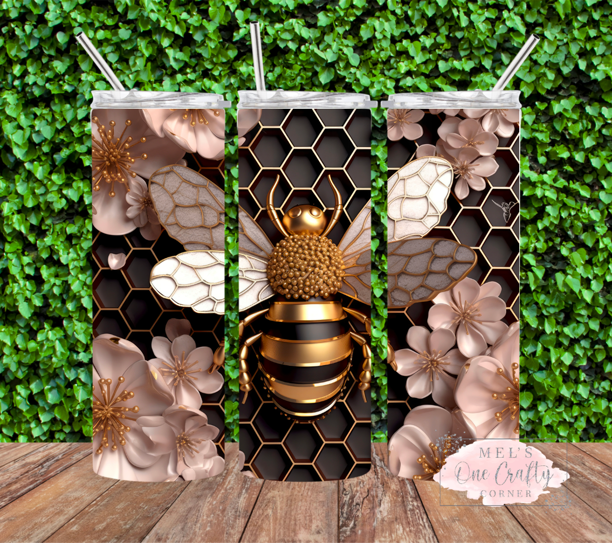 3D Queen Bee 2.0 Tumbler