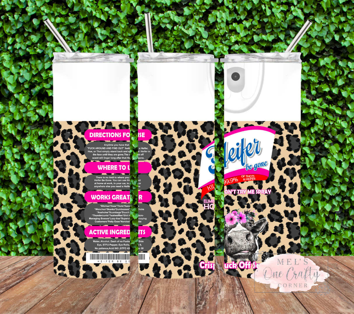 Heifer Spray Tumbler