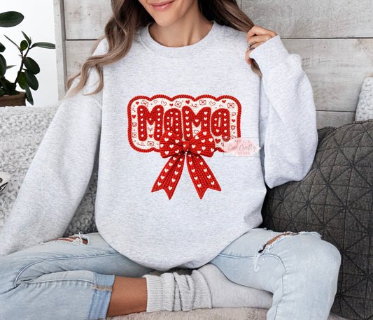 Mama Crew Neck Sweatshirt
