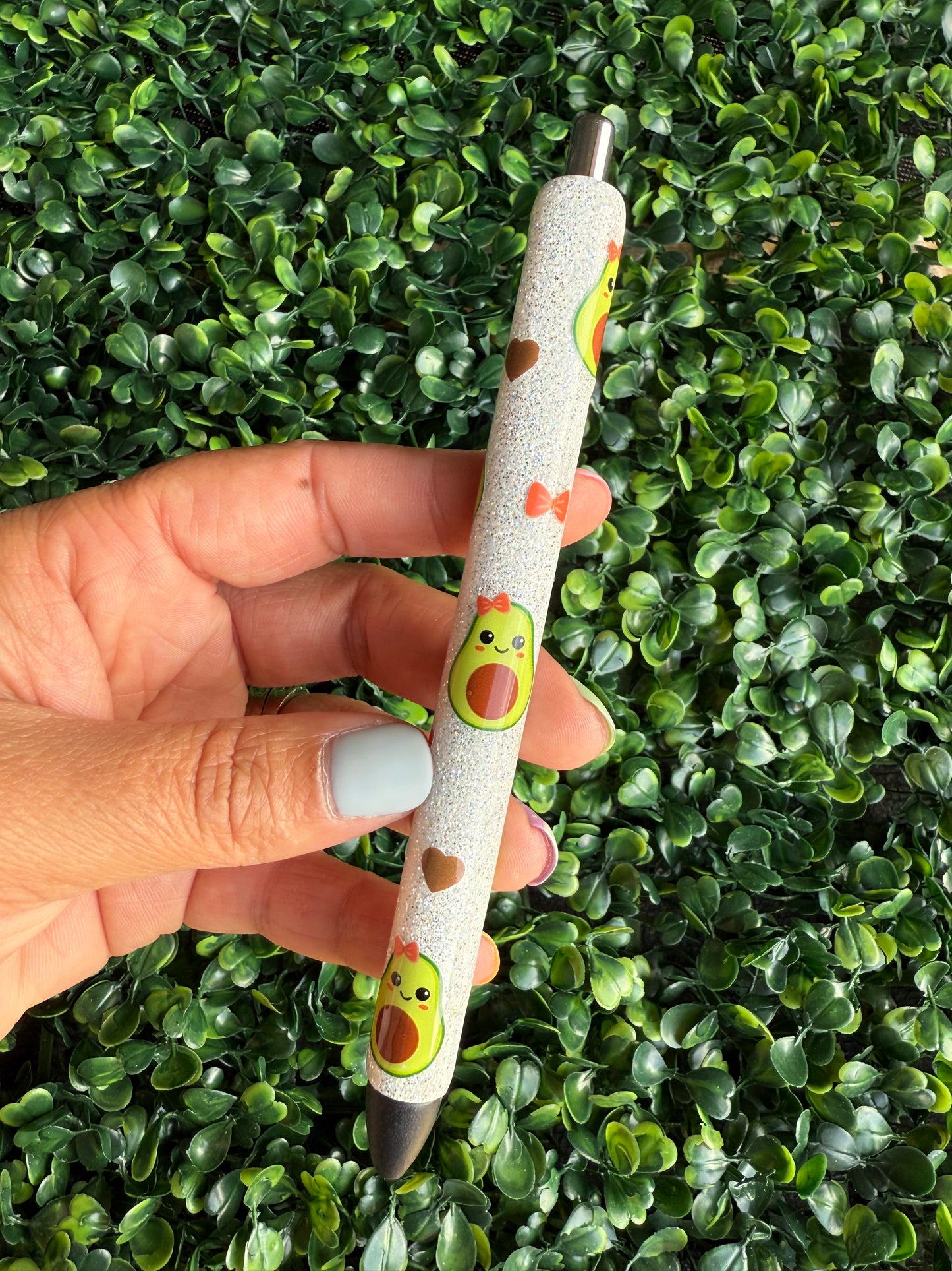 Avocado Glitter Pen