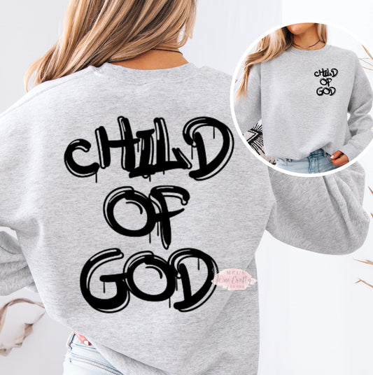 Child of God Crewneck Sweatshirt (2 pocket designs)