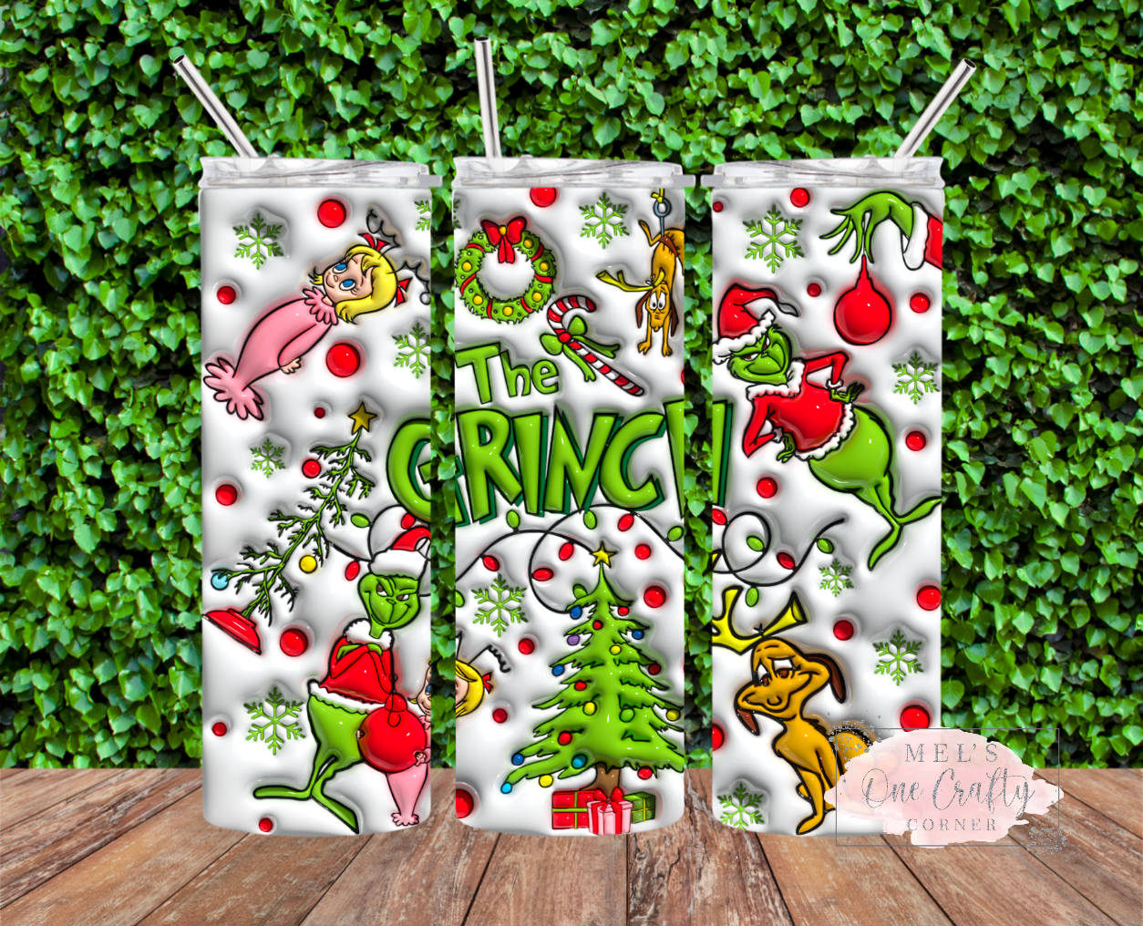 Sublimation Print Tumbler Wrap - Christmas Lights