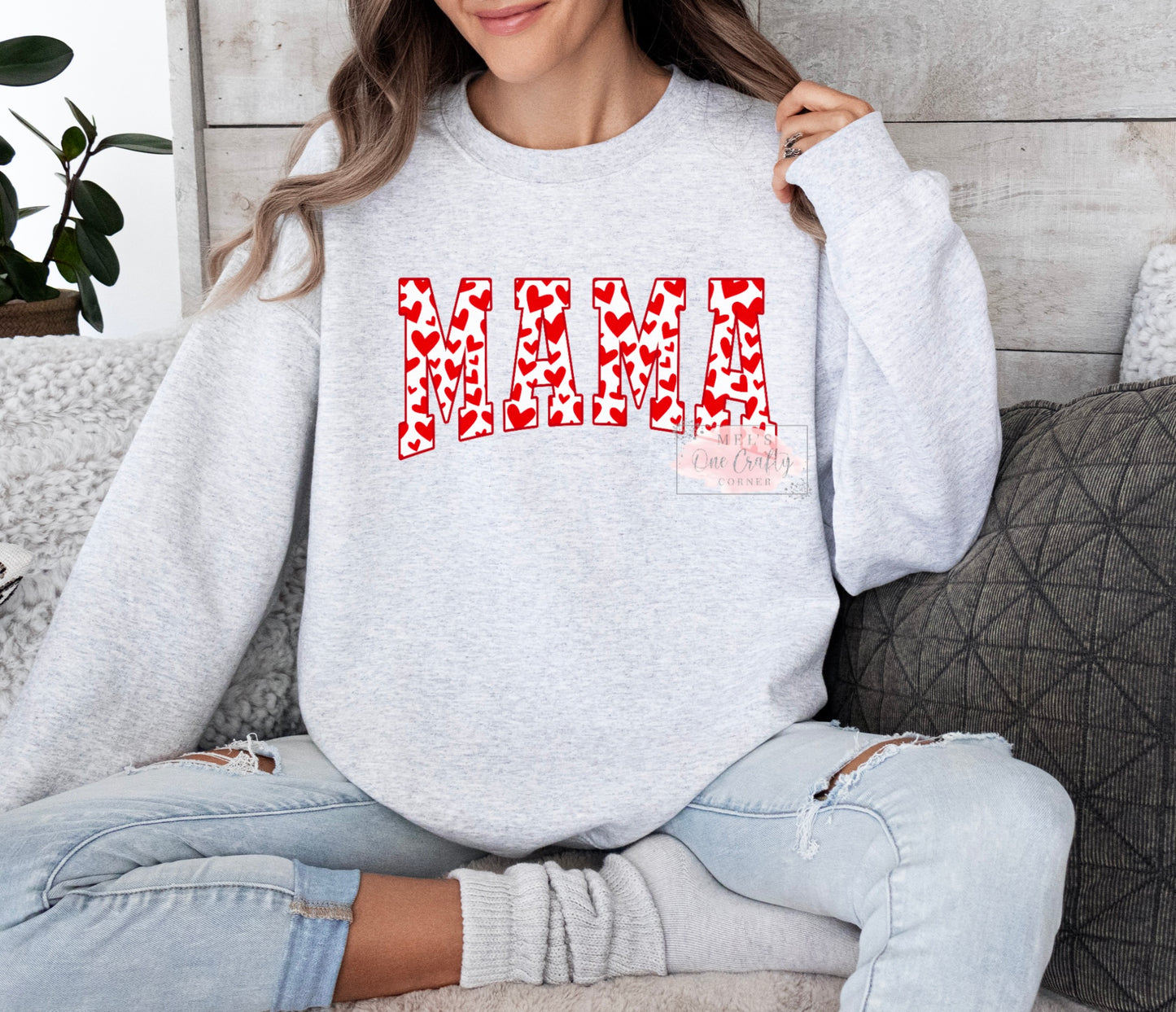Mama Crew Neck Sweatshirt