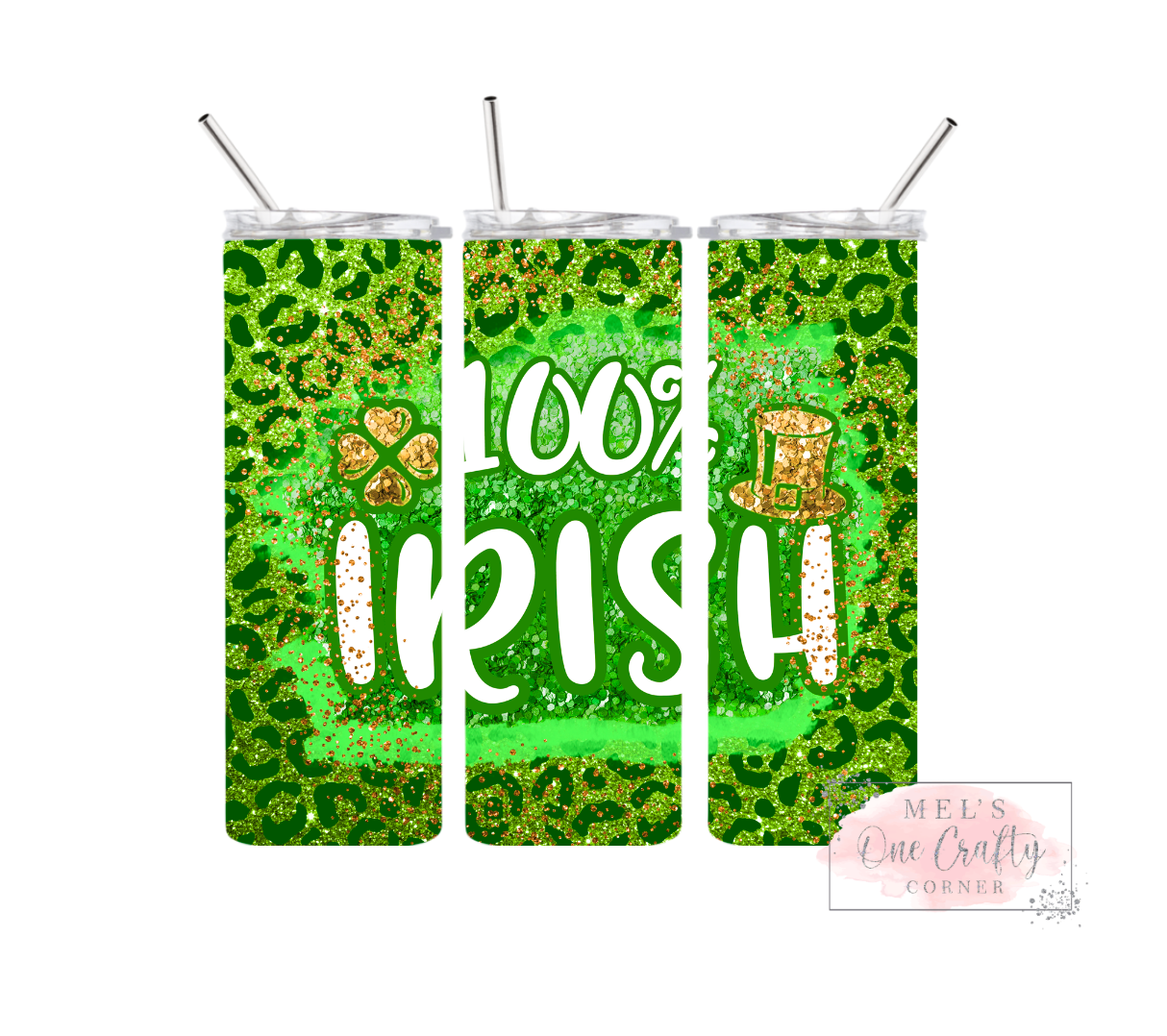 Sublimation Print Tumbler Wrap - 100% Irish
