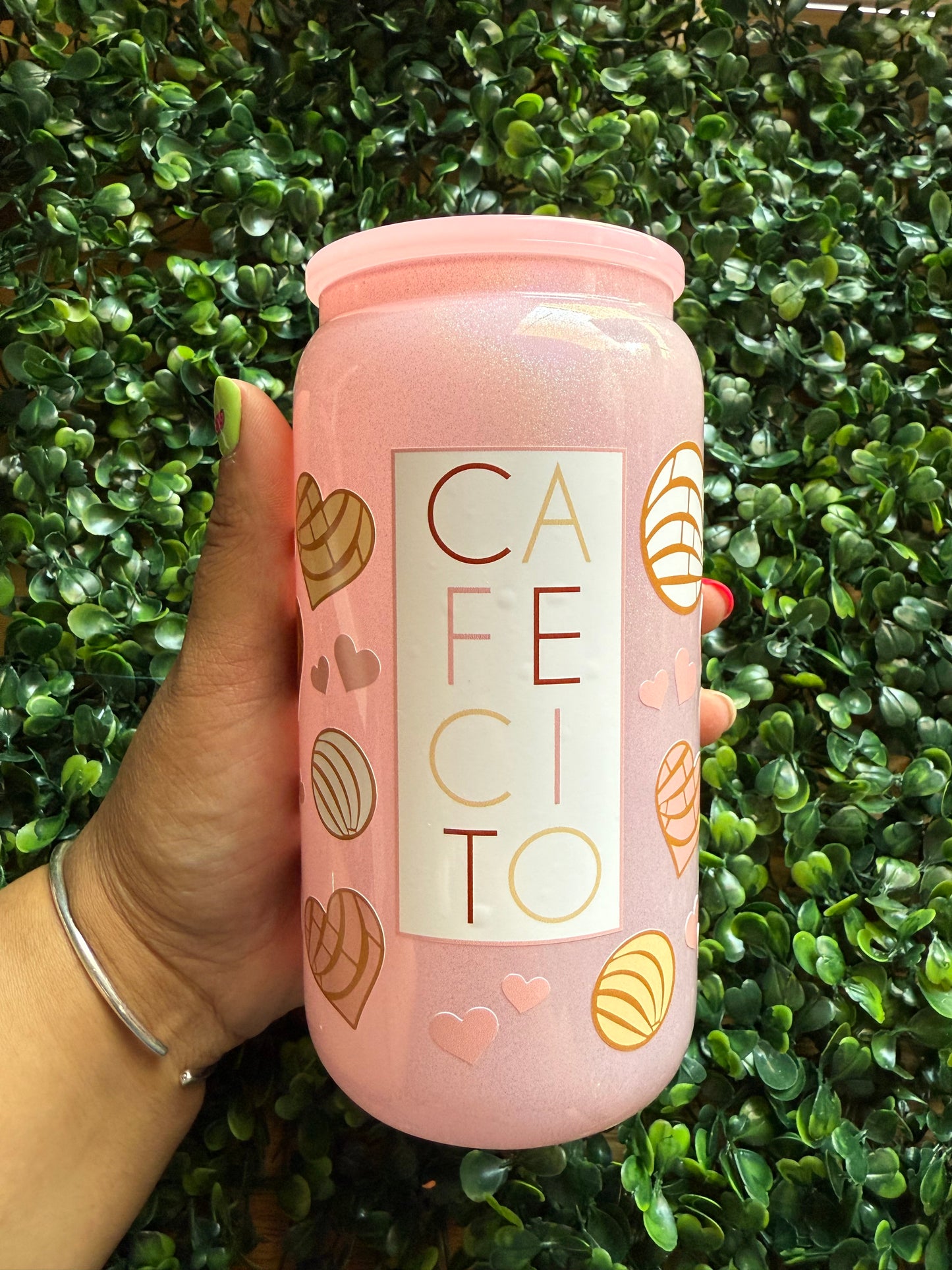 DISCOUNTED Glass Can - Cafecito