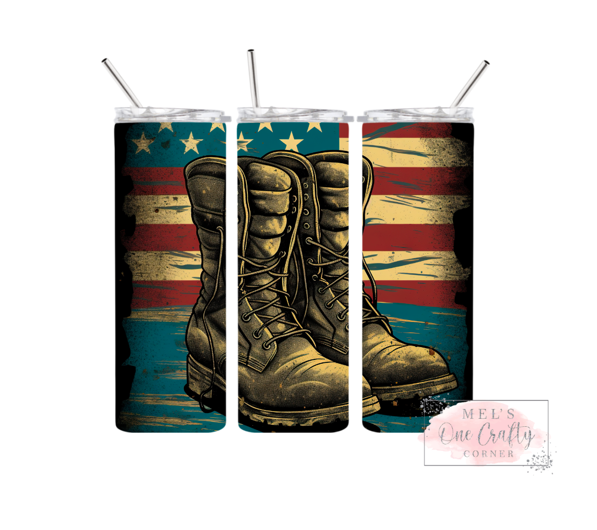 Sublimation Print Tumbler - Boots