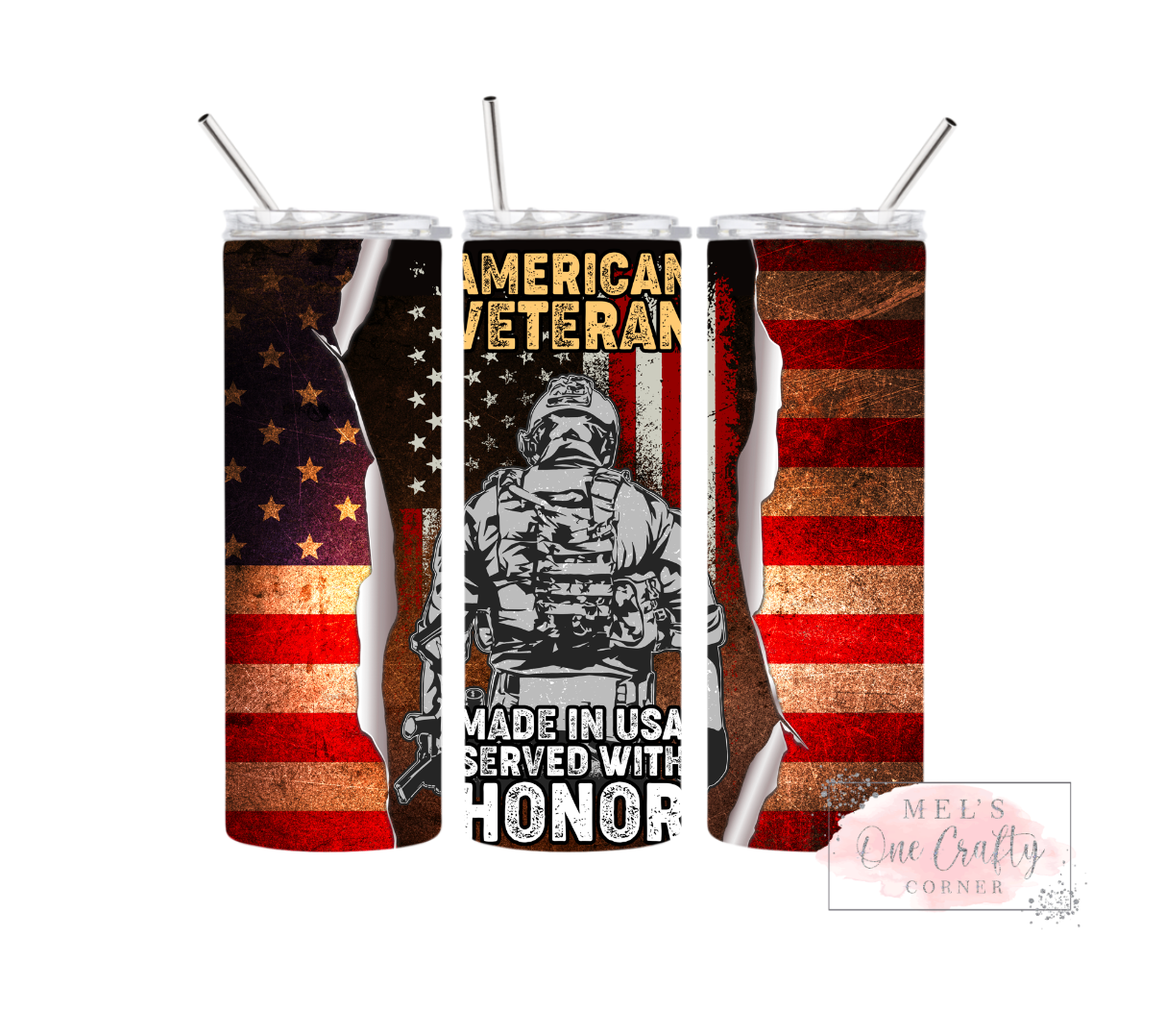 Sublimation Print Tumbler - American Vet