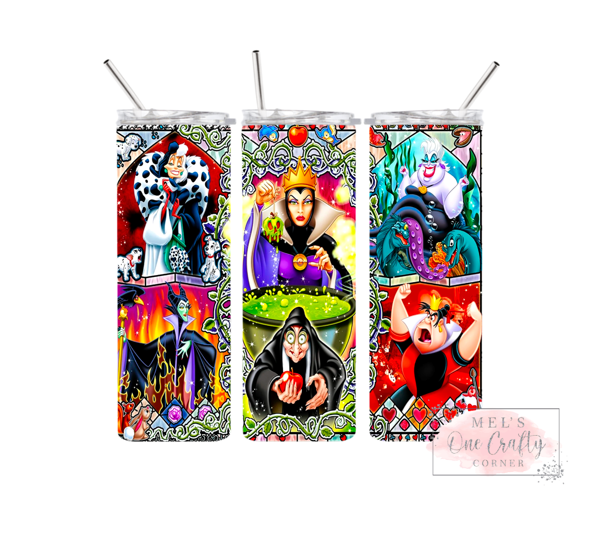 Sublimation Print Tumbler - Villains