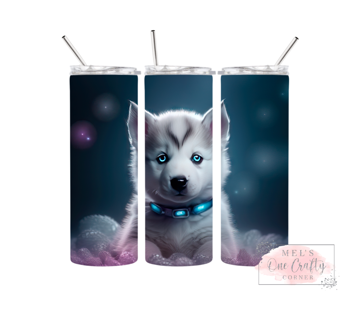 Sublimation Print Tumbler - Baby Husky