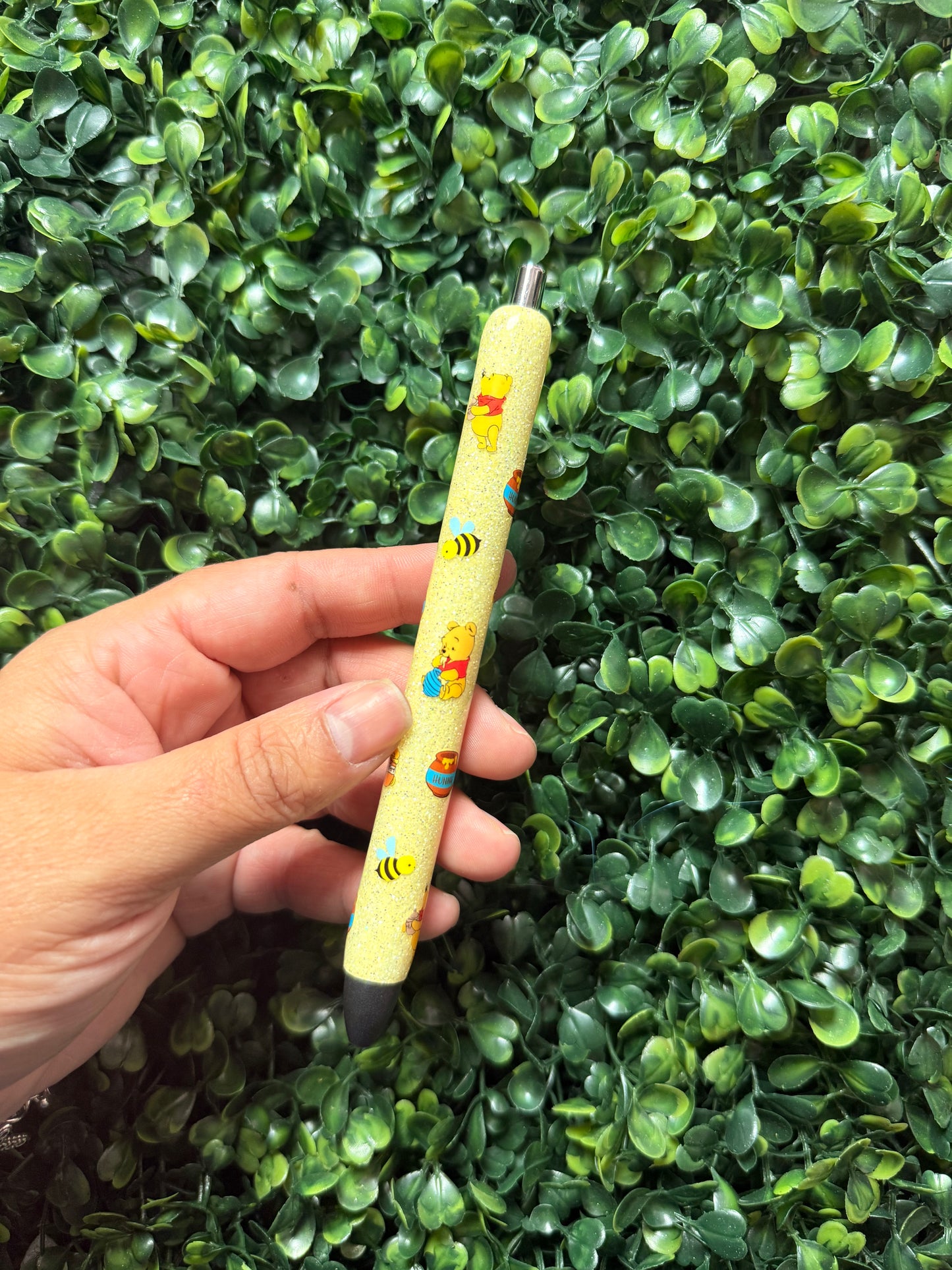 Pooh Glitter Pen