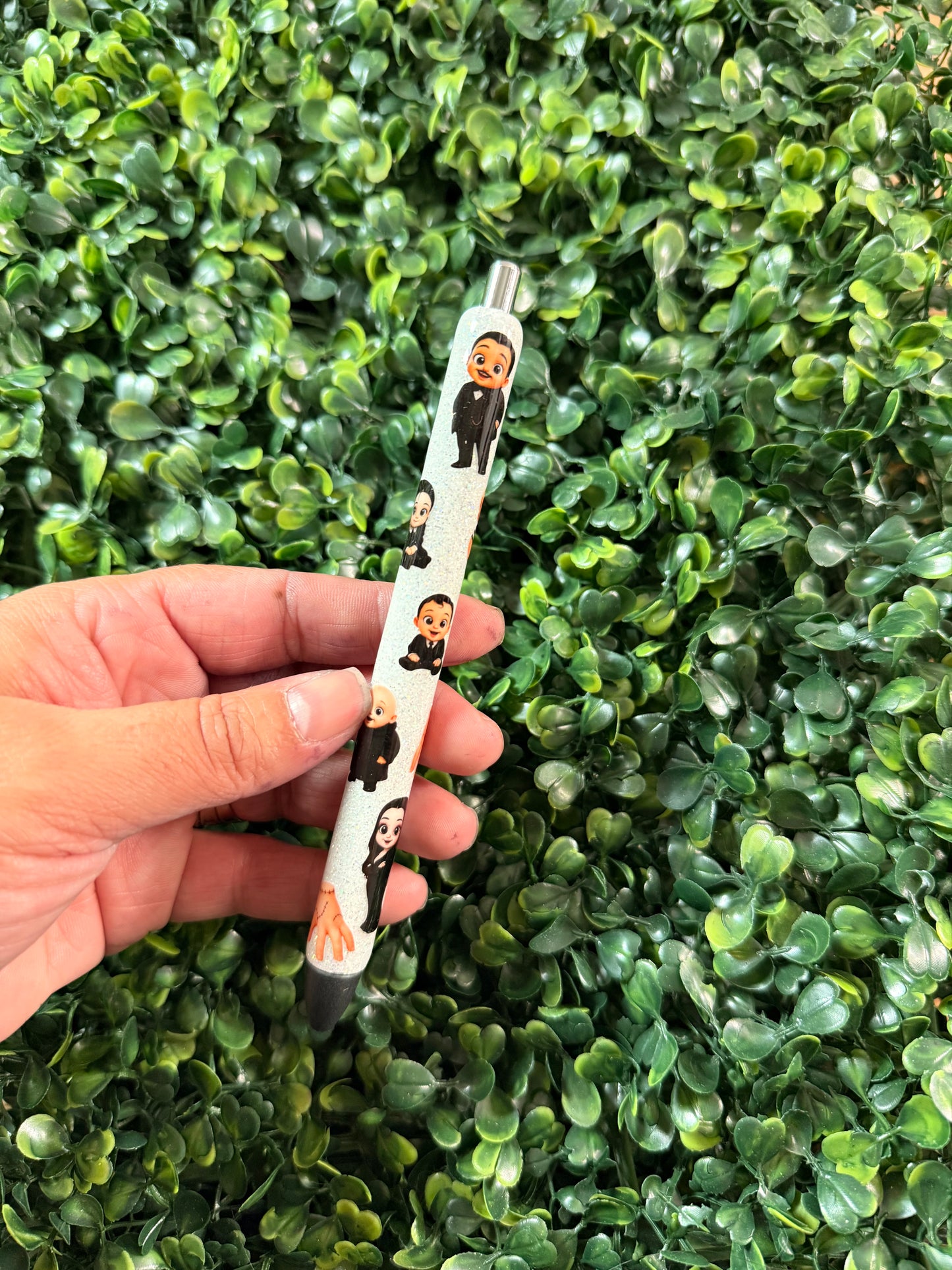 Baby Addams Family Glitter Pen