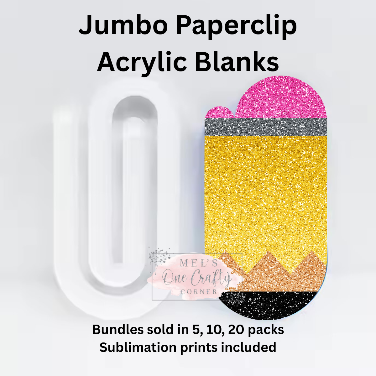 Jumbo Paperclips BLANK BUNDLES
