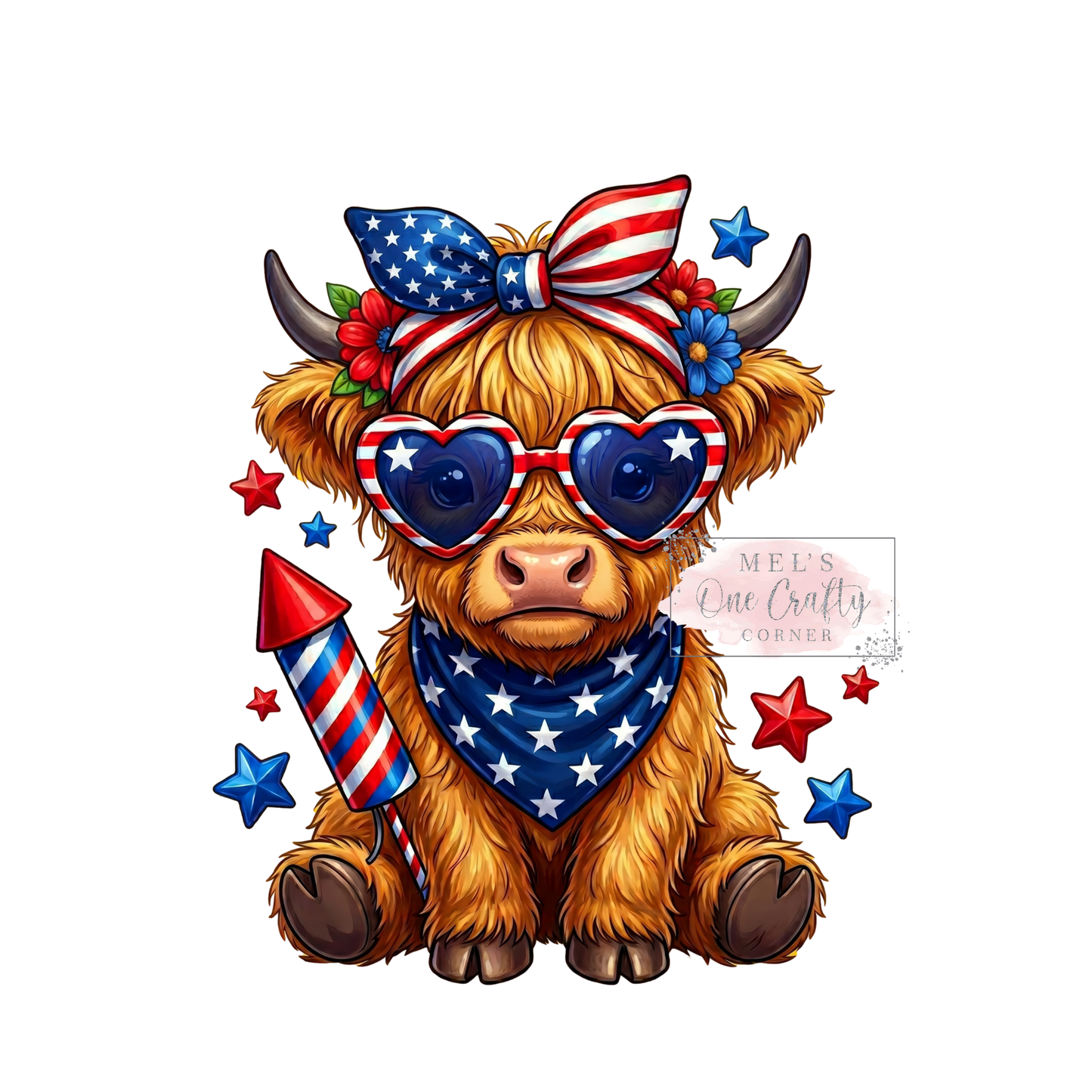 Patriotic Highland - DTF Transfer