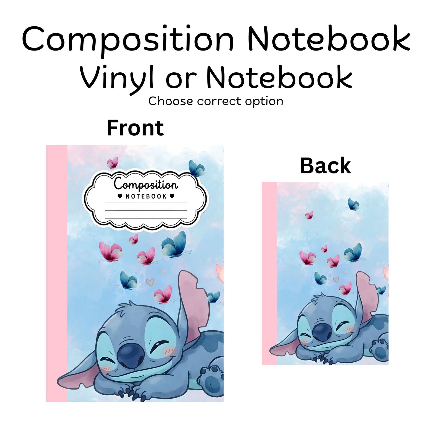 COMPOSITION VINYL OR NOTEBOOK - STCH-2