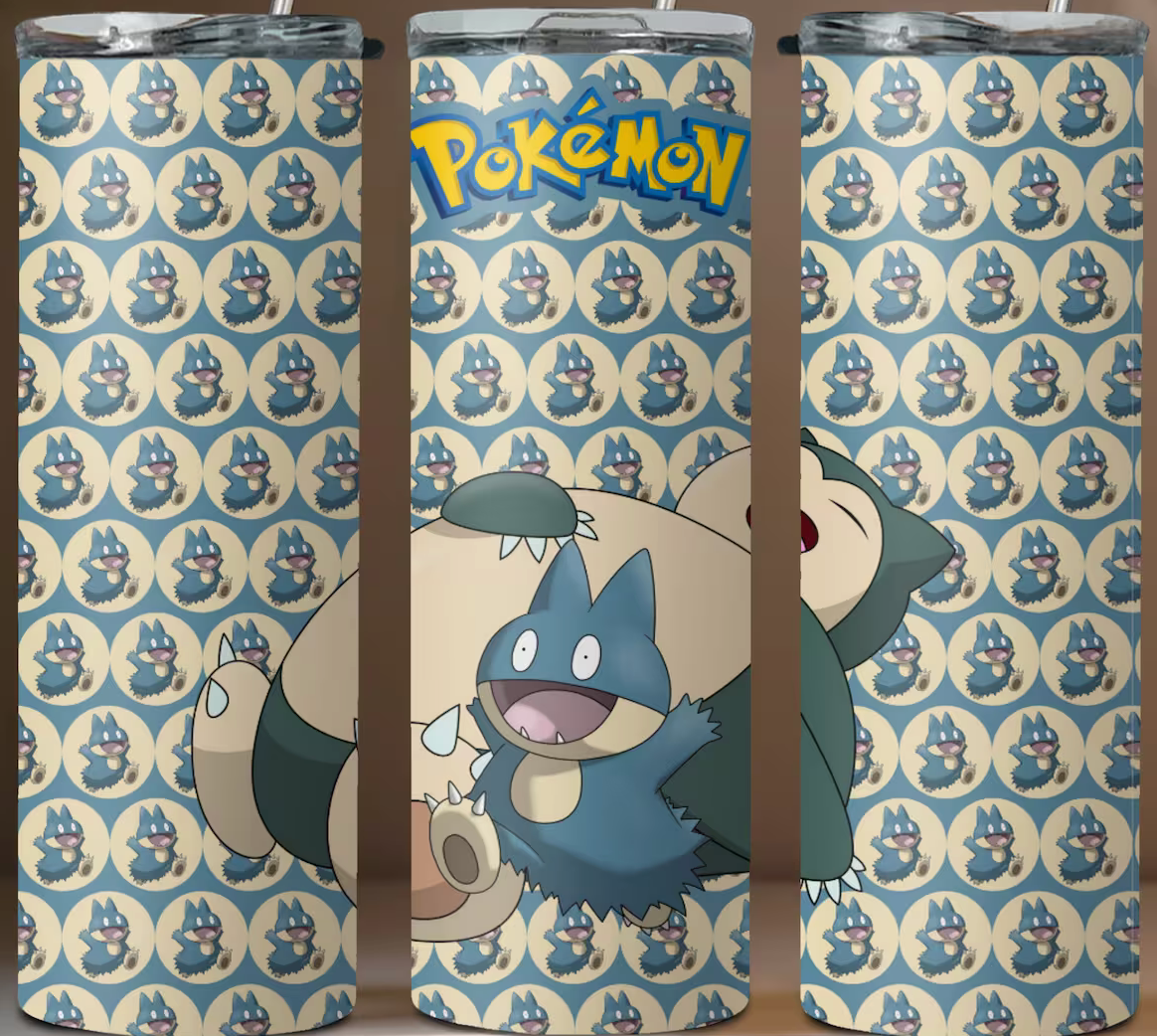 Snorlax Inspired Tumbler