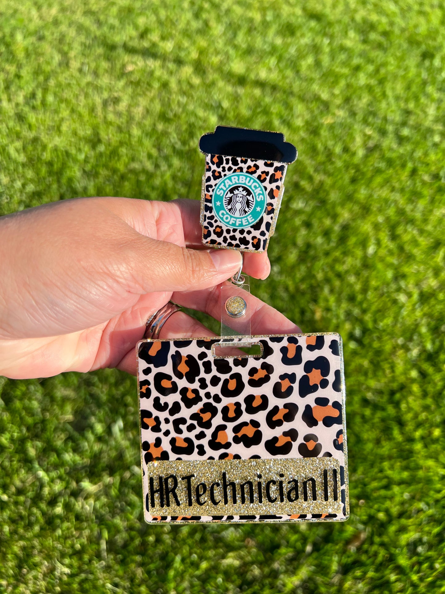 Coffee Badge Reel