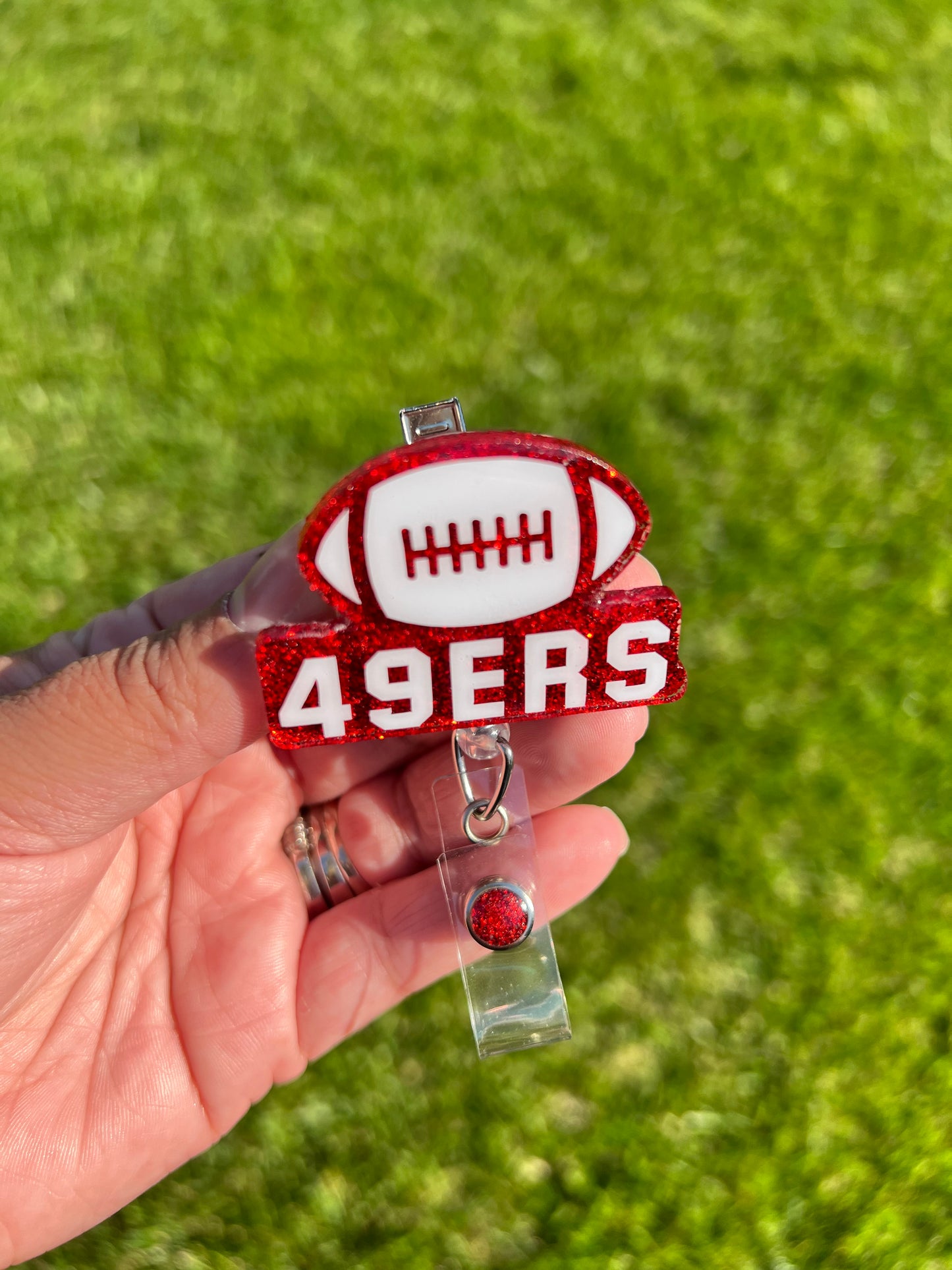 Football Badge Reel