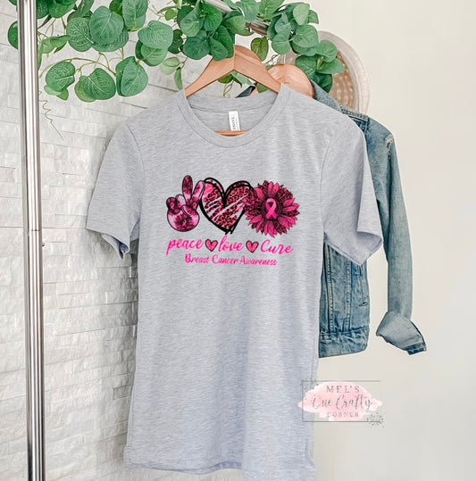 DISCOUNTED - Peace Love Cure Shirt