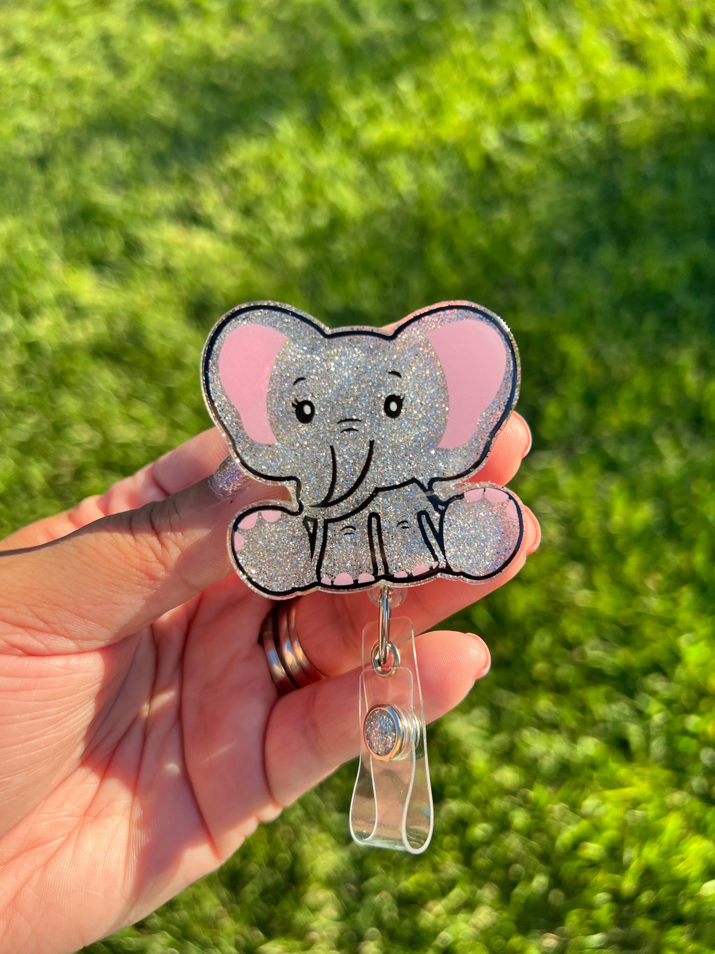 Elephant Badge Reel