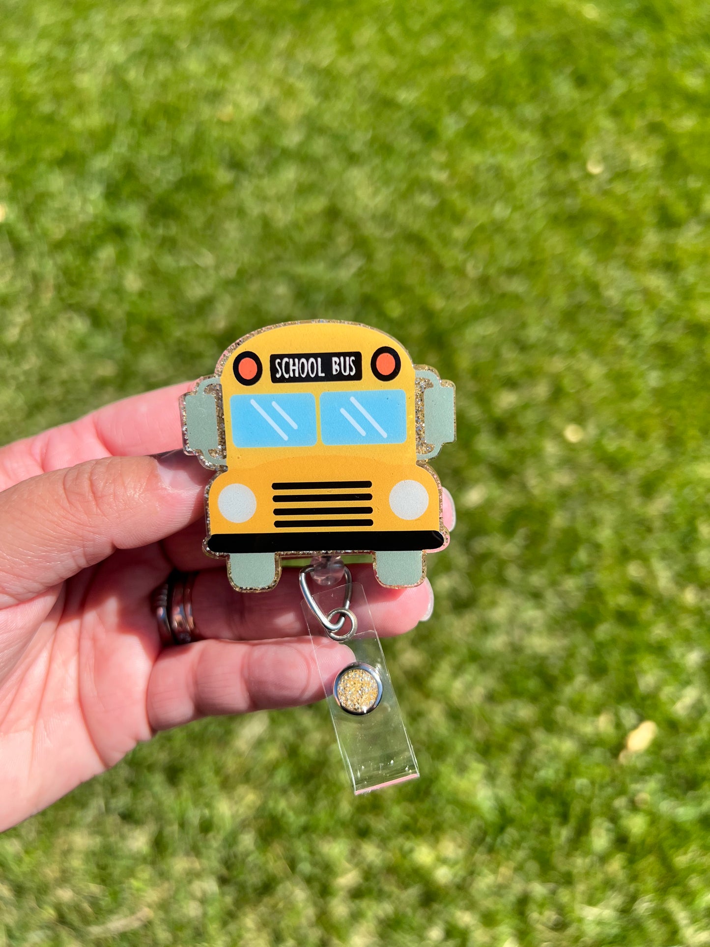 Bus Badge Reel