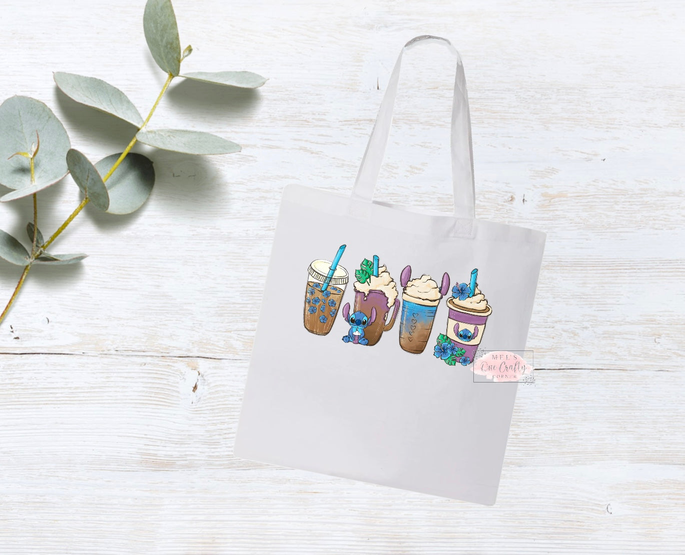 Blue Coffee Tote Bag