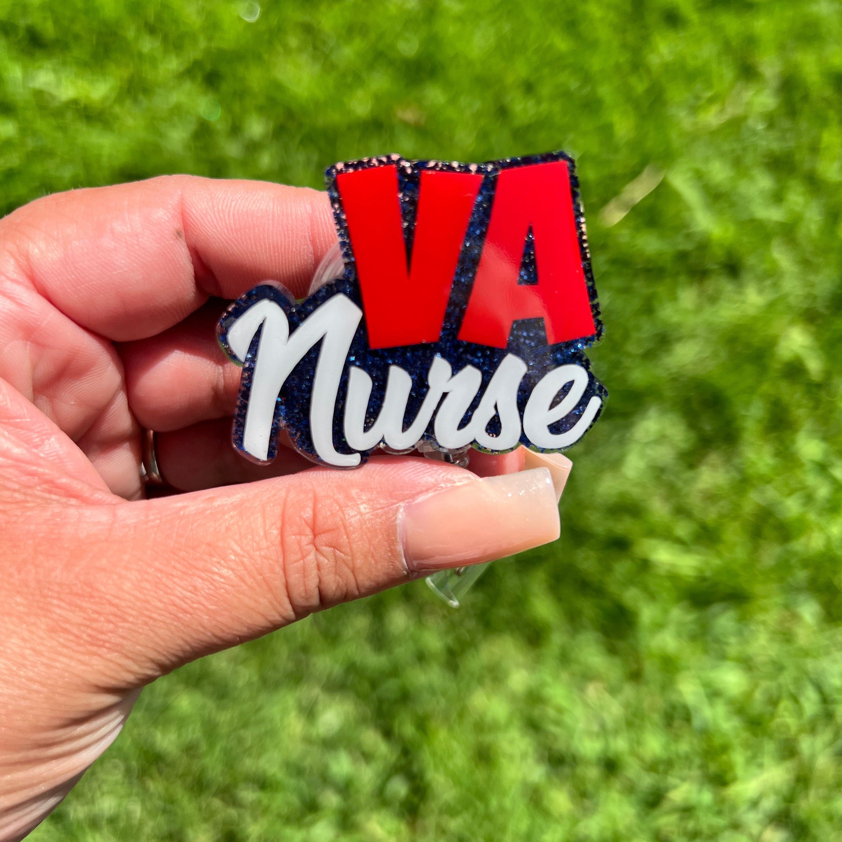VA Nurse Badge Reel – Mel's One Crafty Corner