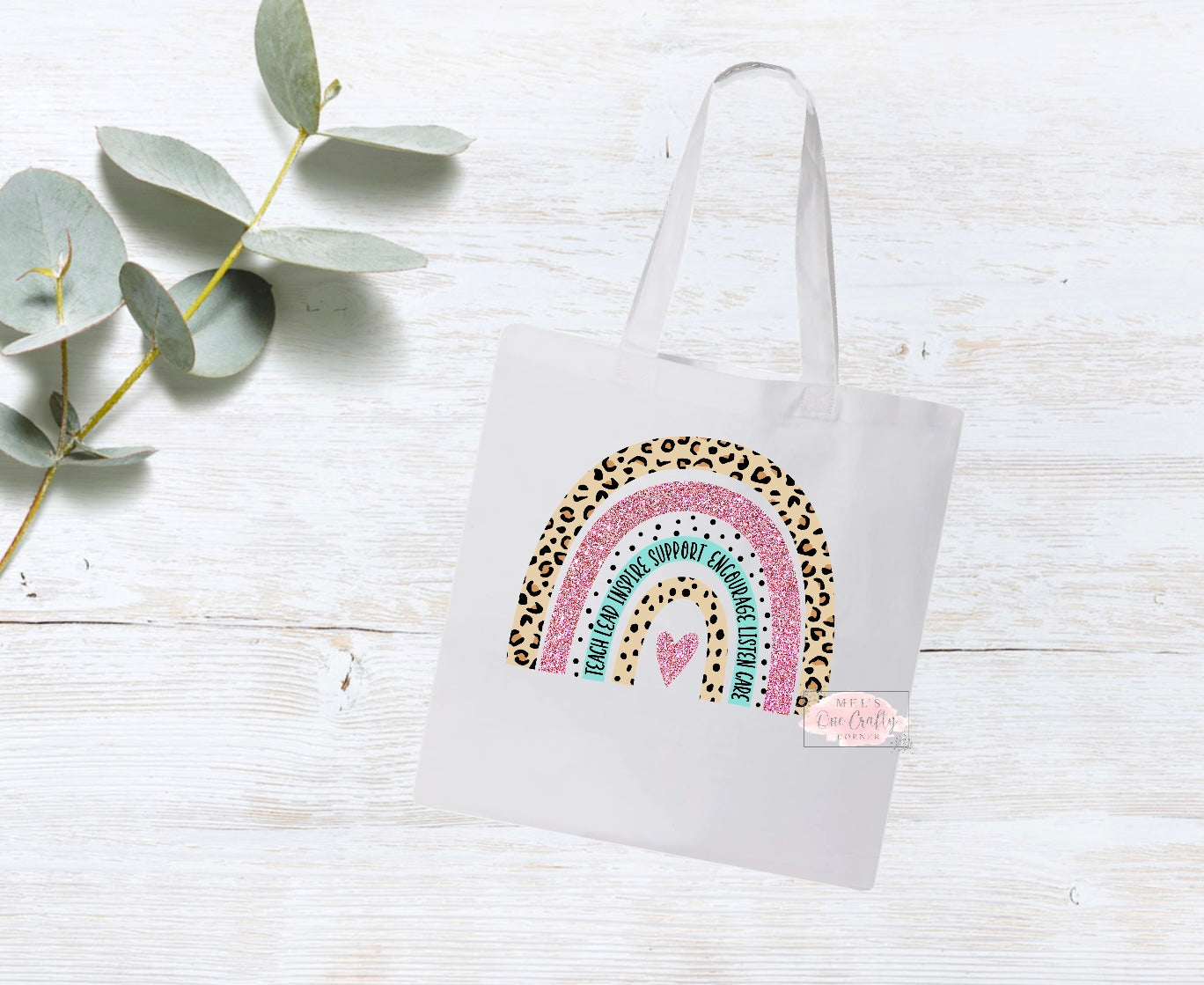 Teacher Rainbow Tote Bag