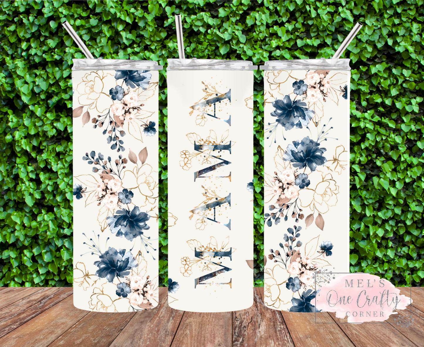 Mama Flower Tumbler 20 oz.