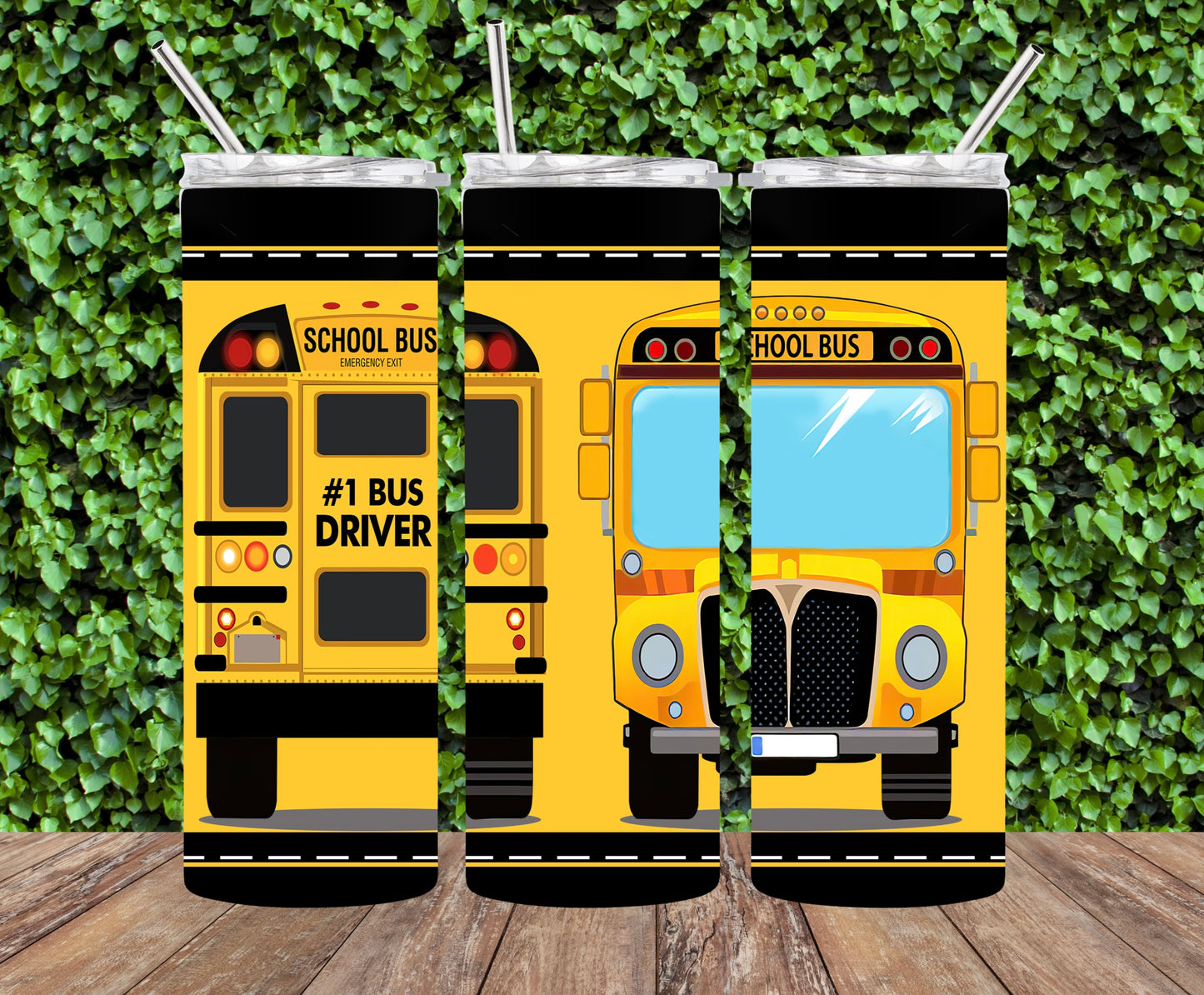 #1 School Bus Driver Tumbler