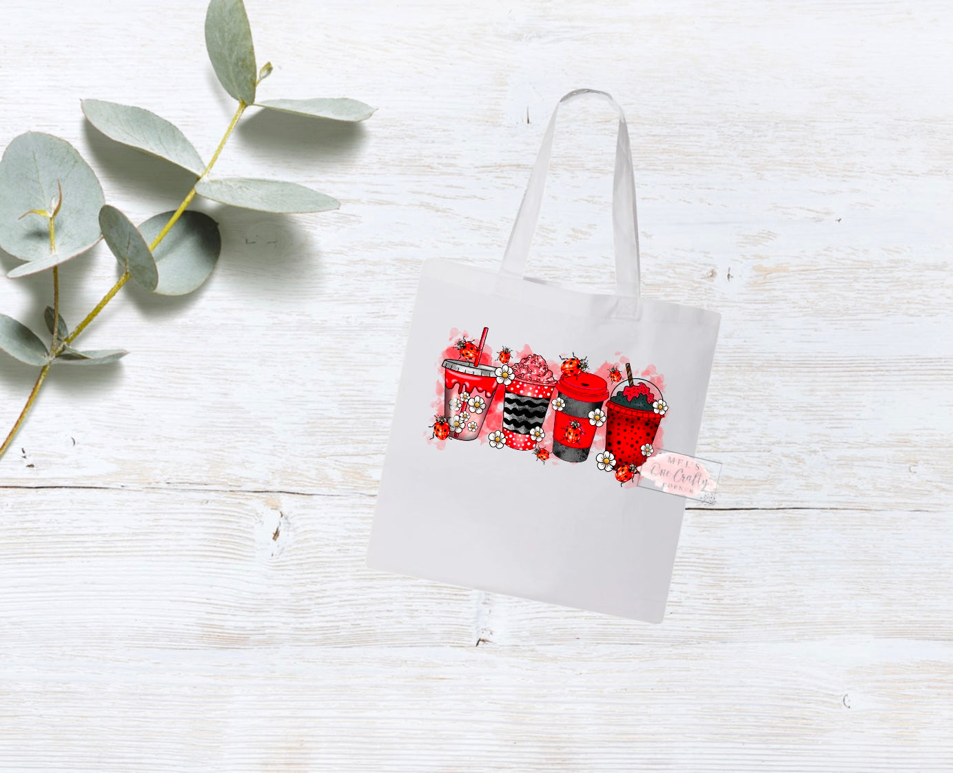 Ladybug Coffee Tote Bag