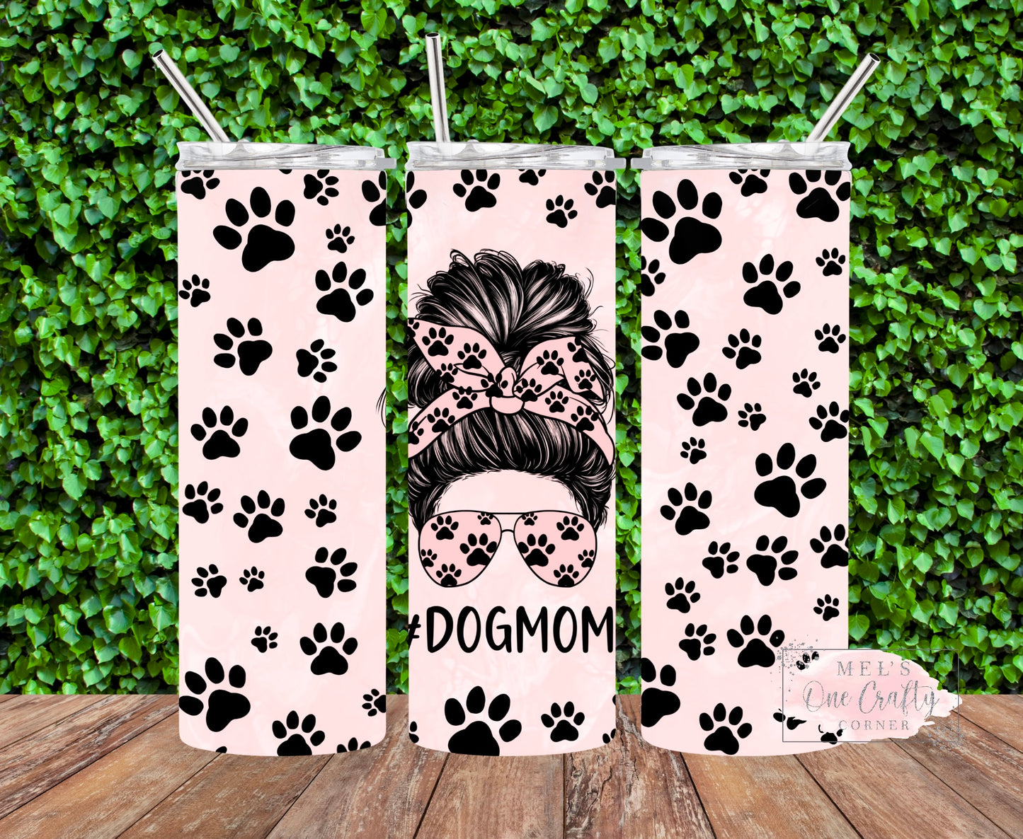 Dog Mom Tumbler 20 oz.