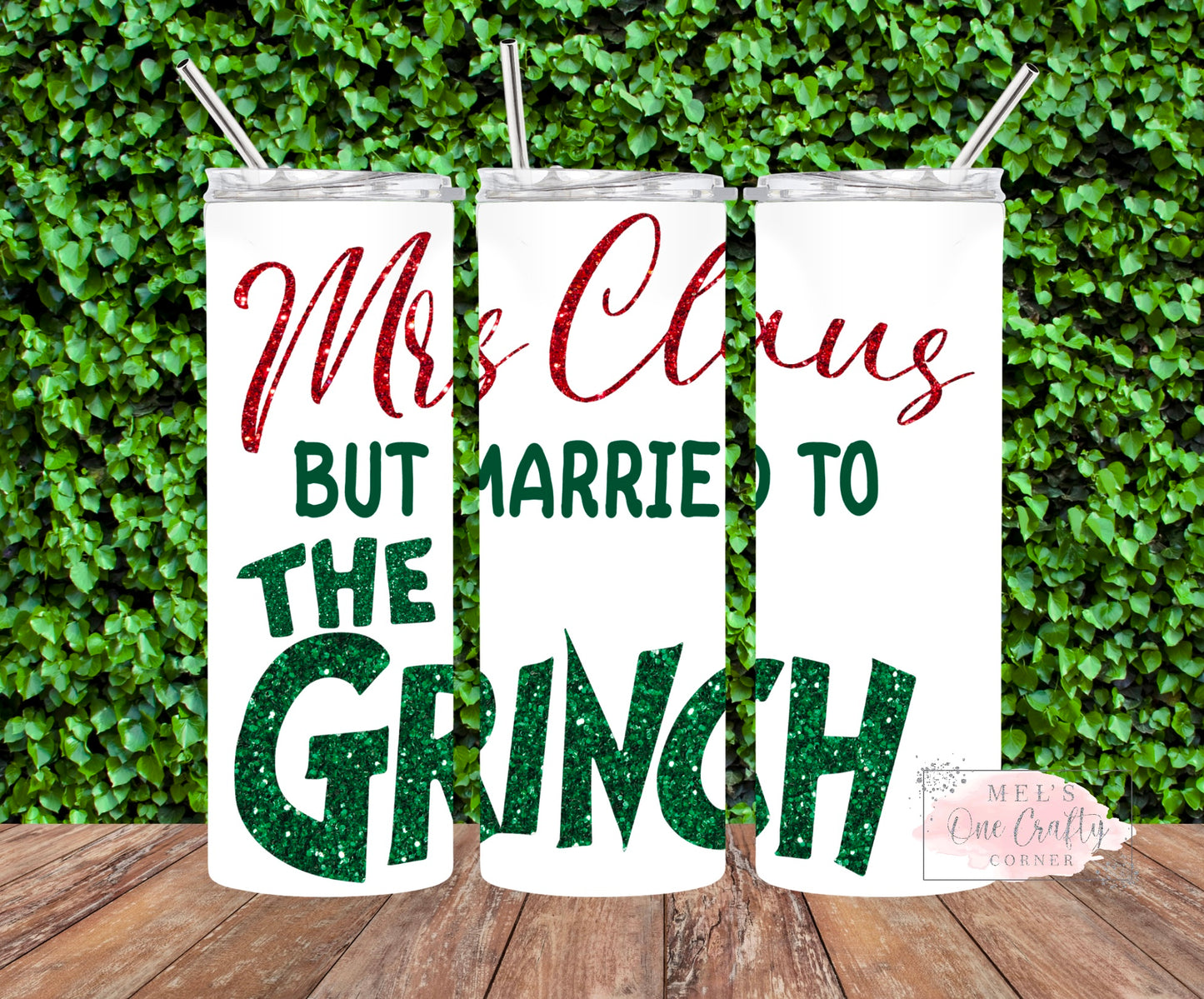 Sublimation Print Tumbler Wrap - Mrs. Claus